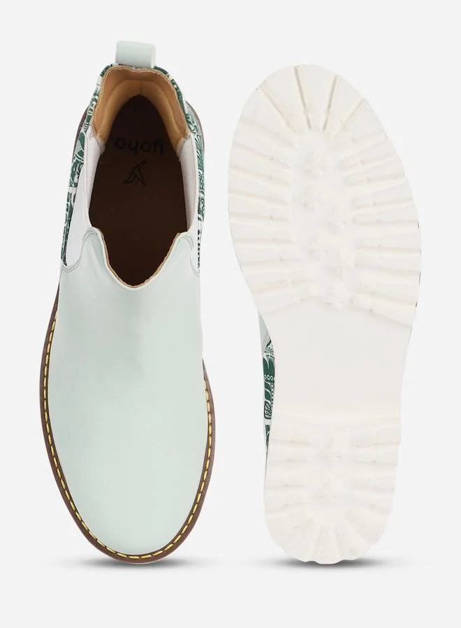 يوهو حذاء بوت خفيف الوزن بطبعة